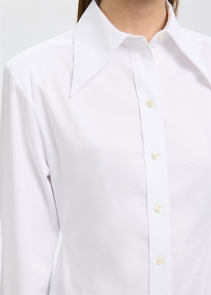 Nicolina slim ls skjorte Bright White Selected Femme 